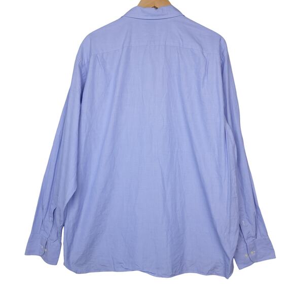 J Crew Men's Long Sleeve Button-Up Shirt Size XL 17-17.5 Periwinkle Blue - Picture 9 of 16